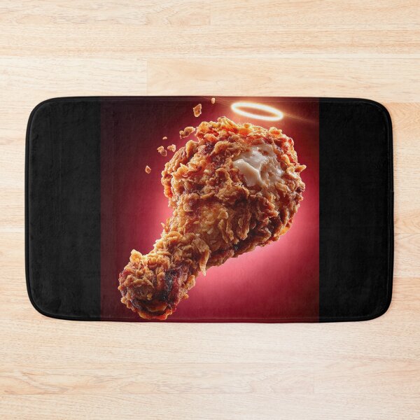 Item preview, Golden Crispy Fried Chicken Drumstick | Crunchy Food Art | Crispy Comfort Food Illustration designed and sold by Grafititee.