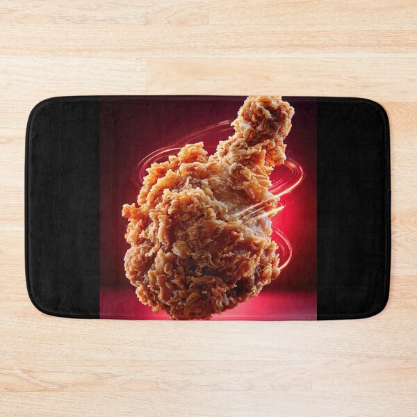 Item preview, Golden Crispy Fried Chicken Drumstick | Crunchy Food Art | Crispy Comfort Food Illustration designed and sold by Grafititee.