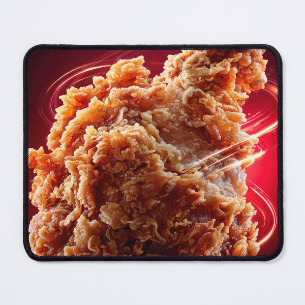 Item preview, Golden Crispy Fried Chicken Drumstick | Crunchy Food Art | Crispy Comfort Food Illustration designed and sold by Grafititee.
