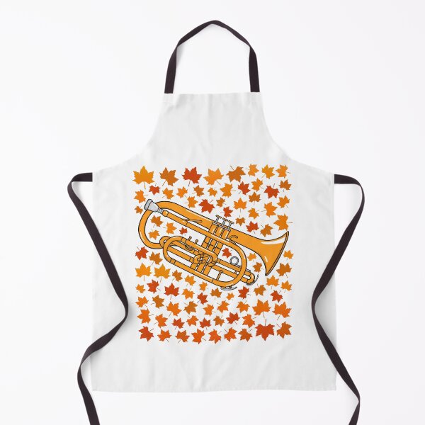 Item preview, Fall Cornet With Leaves, Cornetist Brass Musician Autumn designed and sold by doodlerob.