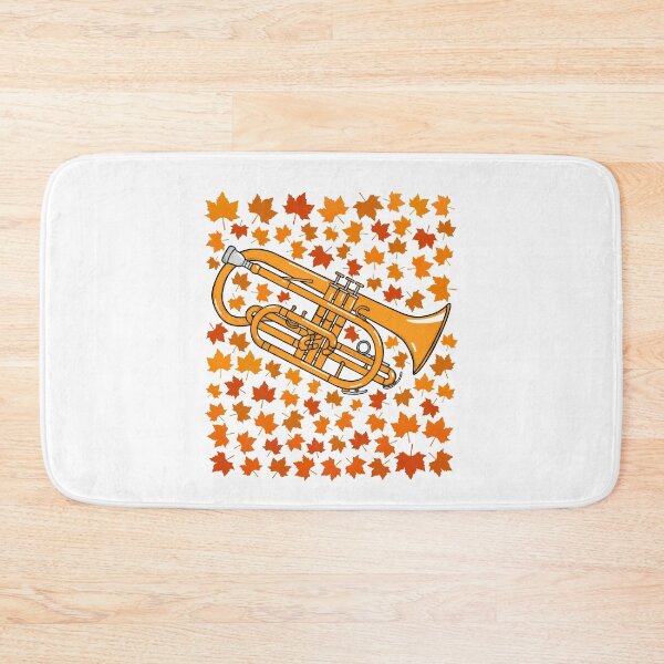 Item preview, Fall Cornet With Leaves, Cornetist Brass Musician Autumn designed and sold by doodlerob.