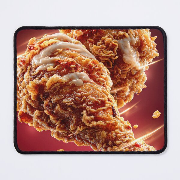 Item preview, Golden Crispy Fried Chicken Drumstick | Crunchy Food Art | Crispy Comfort Food Illustration designed and sold by Grafititee.