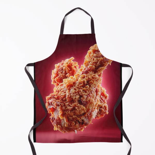Item preview, Golden Crispy Fried Chicken Drumstick | Crunchy Food Art | Crispy Comfort Food Illustration designed and sold by Grafititee.