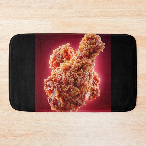 Item preview, Golden Crispy Fried Chicken Drumstick | Crunchy Food Art | Crispy Comfort Food Illustration designed and sold by Grafititee.