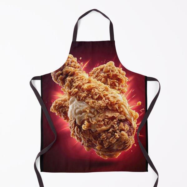 Item preview, Golden Crispy Fried Chicken Drumstick | Crunchy Food Art | Crispy Comfort Food Illustration designed and sold by Grafititee.