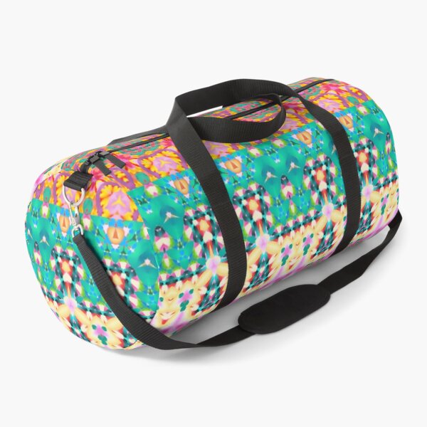 Item preview, SIESTA INTO EVENING ~ MANDALA NEO DAISY CHAIN Guacamole Pink Psychedelic Groovy SACRED GEOMETRY MATH Fun College Dorm Decor designed and sold by Spinning Plates 360.