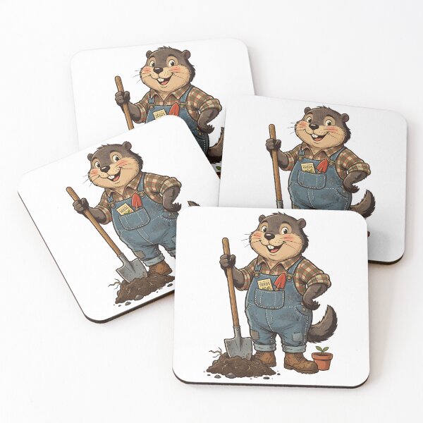 Item preview, Gopher Gardener Cartoon designed and sold by Museum Of Non-Existing Art.