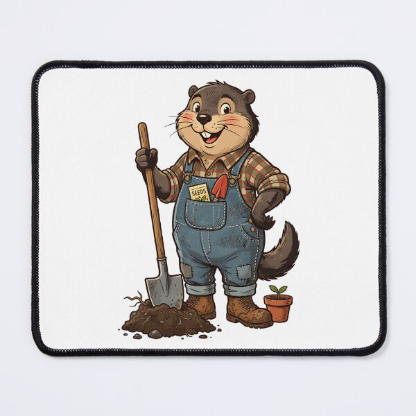 Item preview, Gopher Gardener Cartoon designed and sold by Museum Of Non-Existing Art.