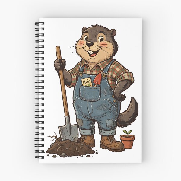 Item preview, Gopher Gardener Cartoon designed and sold by Museum Of Non-Existing Art.