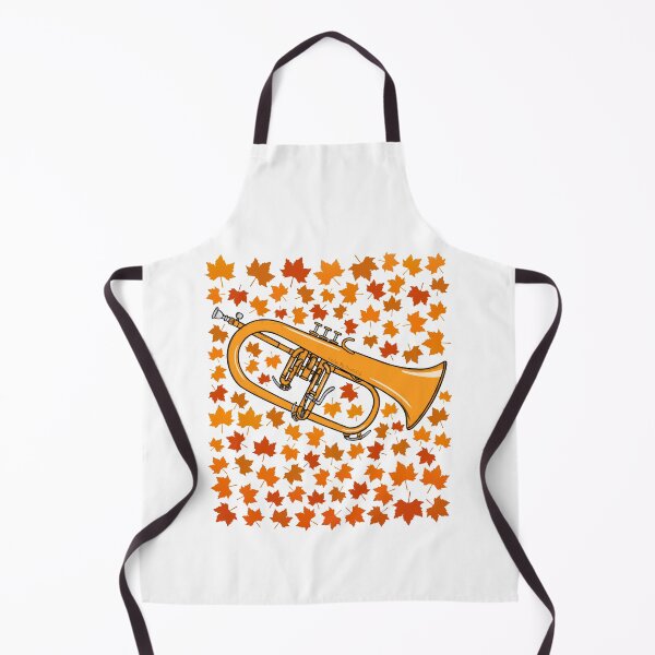 Item preview, Fall Flugelhorn With Leaves, Hornist Brass Musician Autumn designed and sold by doodlerob.