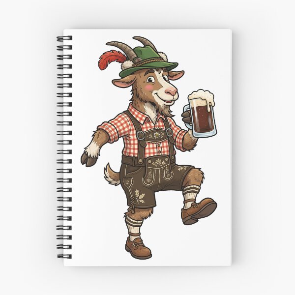 Item preview, German Goat drinking Beer Cartoon designed and sold by Museum Of Non-Existing Art.