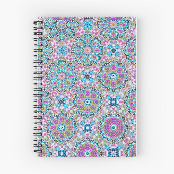 Item preview, FLOWERS IN-COG-NEATO! MANDALA NEO DAISY CHAIN Cornflower Pink Lavender Purple Gray Goth Psychedelic Groovy Party SACRED GEOMETRY MATH Fun College Dorm Decor designed and sold by Spinning Plates 360.