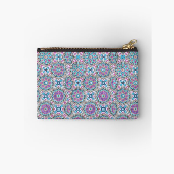 Item preview, FLOWERS IN-COG-NEATO! MANDALA NEO DAISY CHAIN Cornflower Pink Lavender Purple Gray Goth Psychedelic Groovy Party SACRED GEOMETRY MATH Fun College Dorm Decor designed and sold by Spinning Plates 360.