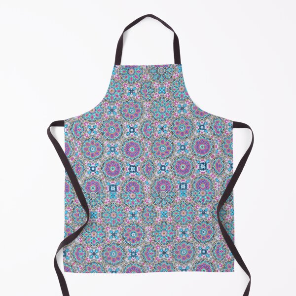 Item preview, FLOWERS IN-COG-NEATO! MANDALA NEO DAISY CHAIN Cornflower Pink Lavender Purple Gray Goth Psychedelic Groovy Party SACRED GEOMETRY MATH Fun College Dorm Decor designed and sold by Spinning Plates 360.