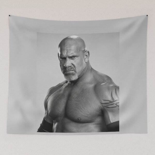 Item preview, Goldberg Black & White WWE Wrestling Legend Inspired Art designed and sold by ARbyCharlie.