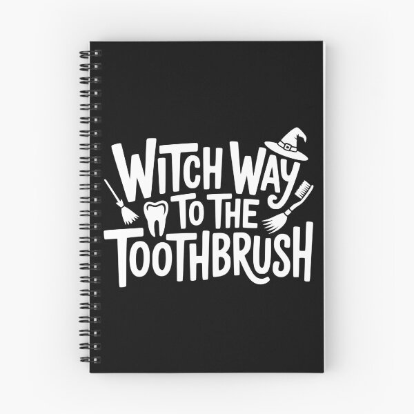 Item preview, Witch Way to the Toothbrush designed and sold by theartfulaspie.