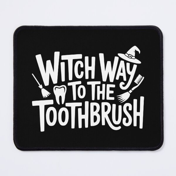 Item preview, Witch Way to the Toothbrush designed and sold by theartfulaspie.
