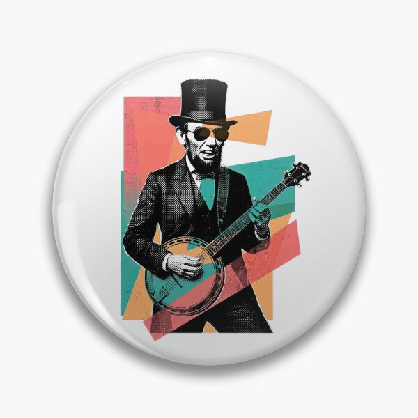 Item preview, Abraham Lincoln Playing Banjo designed and sold by Art-Max.