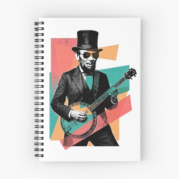 Item preview, Abraham Lincoln Playing Banjo designed and sold by Art-Max.