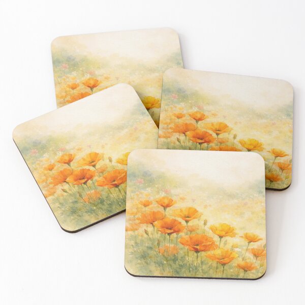 Item preview, Californian Poppy Meadow designed and sold by PurrfectWhisper.