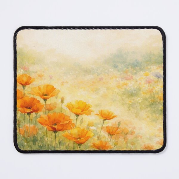 Item preview, Californian Poppy Meadow designed and sold by PurrfectWhisper.