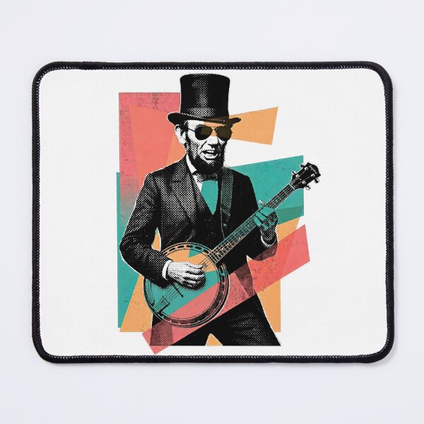 Item preview, Abraham Lincoln Playing Banjo designed and sold by Art-Max.
