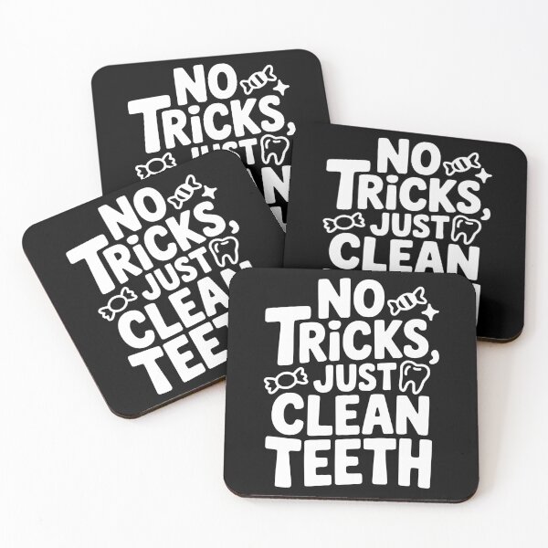 Item preview, No Tricks Just Clean Teeth designed and sold by theartfulaspie.