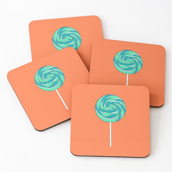 Item preview, Candy lollipop - Coral Backdrop designed and sold by rodwelldesigns.
