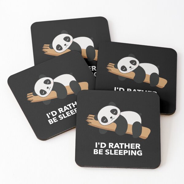 Item preview, I Would Rather Be Sleeping - Funny Panda Bear Nap designed and sold by WolfmanProphecy.