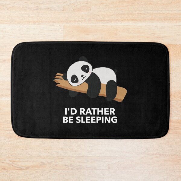 Item preview, I Would Rather Be Sleeping - Funny Panda Bear Nap designed and sold by WolfmanProphecy.