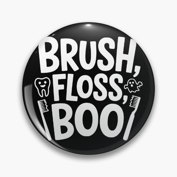 Item preview, Brush Floss Boo designed and sold by theartfulaspie.