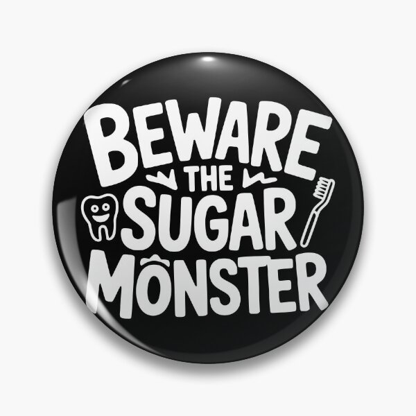 Item preview, Beware the Sugar Monster designed and sold by theartfulaspie.