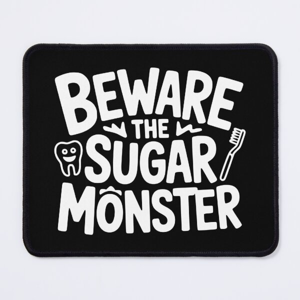 Item preview, Beware the Sugar Monster designed and sold by theartfulaspie.