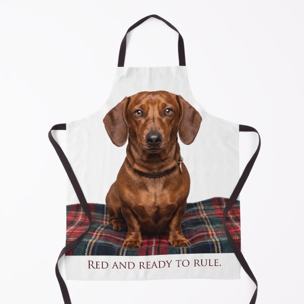Item preview, Red Dachshund Face Portrait Realistic Close-Up Design designed and sold by jgoteiner.