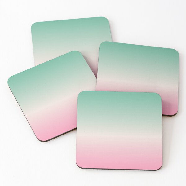 Item preview, Green-Pastel Pink Gradient | Soft Ombre Aesthetic | Minimal Gradient Design designed and sold by Alouras.