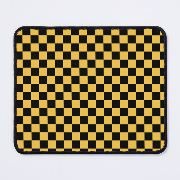 Item preview, Black and Yellow Checkered Print designed and sold by DanielleGensler.