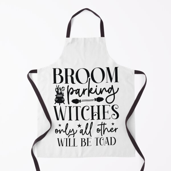 Item preview, Broom Parking Witches Only All Others Will Be Toad - Autumn Halloween Vibes Quotes Retro Witch Gift designed and sold by FuzionRaptor.