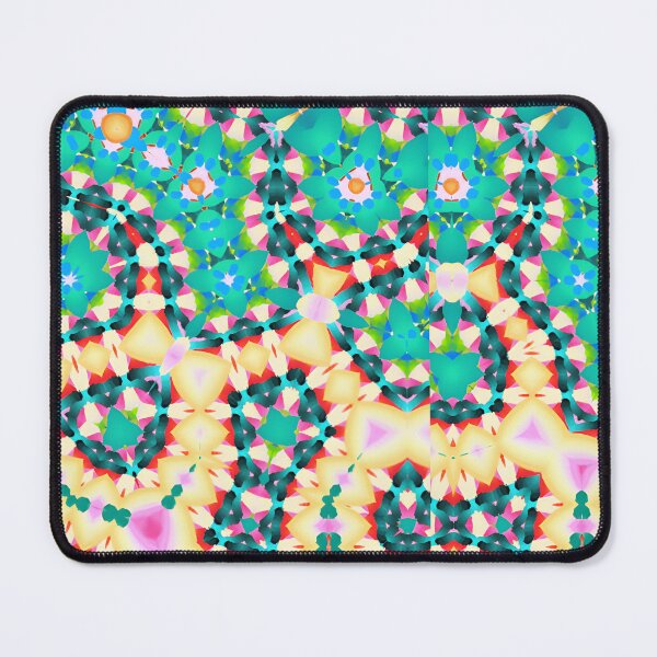 Item preview, PETRI DISH SCIENCE PROJECT! MANDALA NEO DAISY CHAIN Cornflower Pink Lavender Purple Gray Goth Psychedelic Groovy Party SACRED GEOMETRY MATH Fun College Dorm Decor designed and sold by Spinning Plates 360.