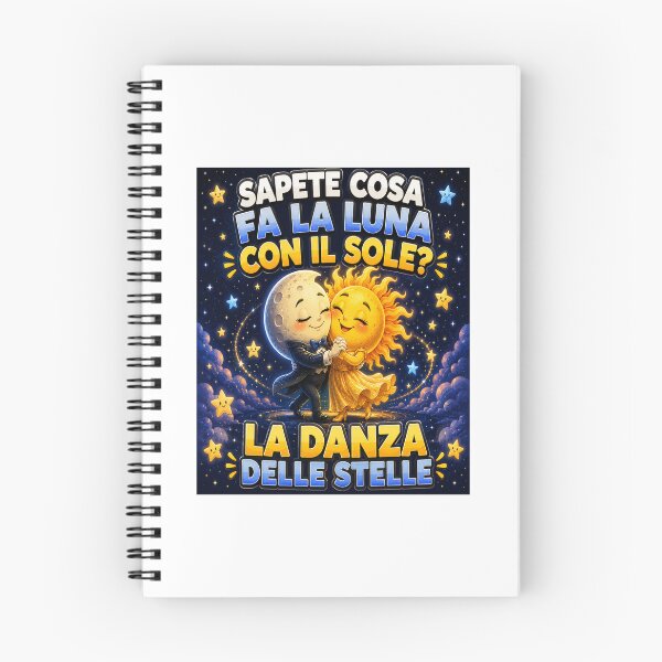 Item preview, The Dance of the Stars - Funny Moom and Sun Cartoon Design designed and sold by RipantinaFantasy .