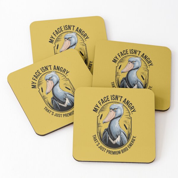 Item preview, Shoebill Stork My Face Isn't Angry That's Just Premium Bird Energy designed and sold by Max Store.