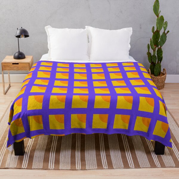 Item preview, Purple & Orange Squares Abstract Repeat designed and sold by rodwelldesigns.
