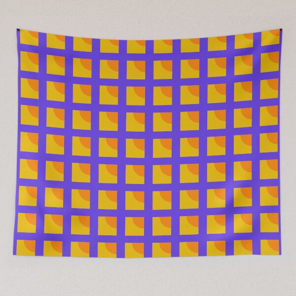 Item preview, Purple & Orange Squares Abstract Repeat designed and sold by rodwelldesigns.