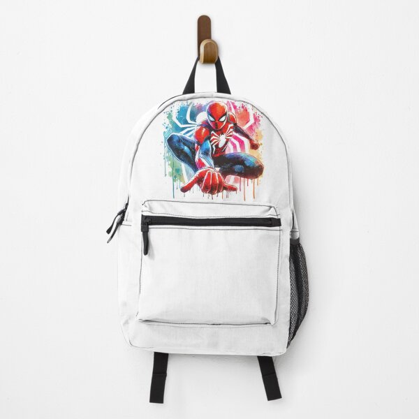 Item preview, Colorful Web-Slinging Wall Crawler Hero Watercolor designed and sold by pixiedustpaint.