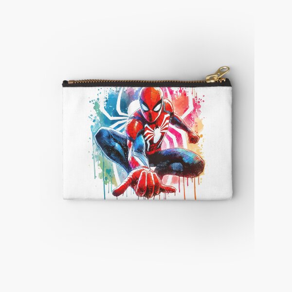 Item preview, Colorful Web-Slinging Wall Crawler Hero Watercolor designed and sold by pixiedustpaint.