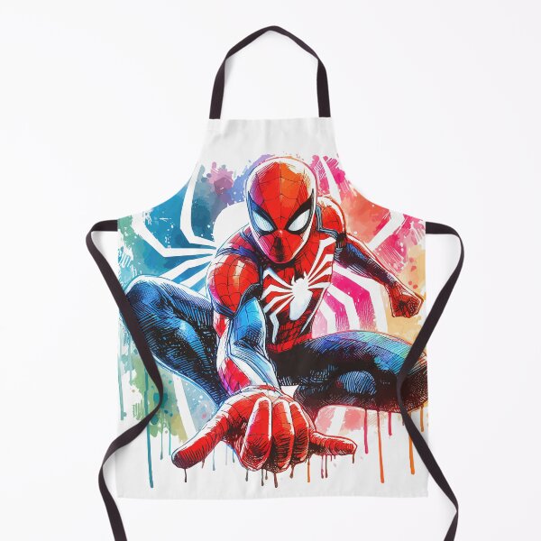 Item preview, Colorful Web-Slinging Wall Crawler Hero Watercolor designed and sold by pixiedustpaint.