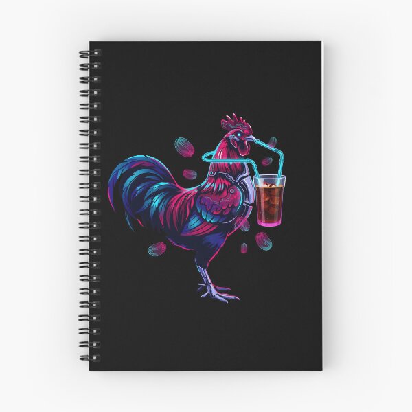 Item preview, Iced Coffee Hen Funny Rooster and Coffee Lovers Vintage Style designed and sold by Redgiant87x.
