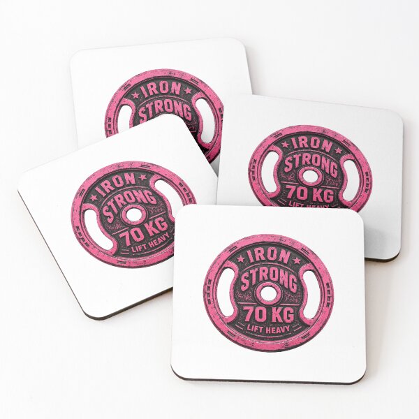 Item preview, 70 KG Weight Plate Gym Design | Strong Iron Weightlifting Artwork designed and sold by LamiaTees.