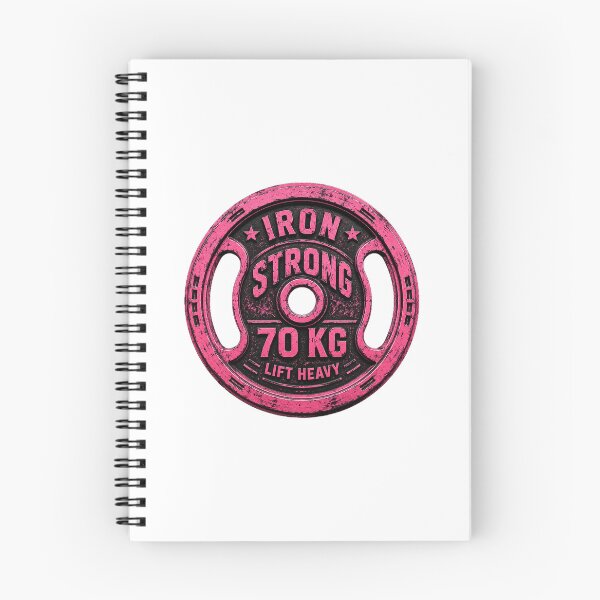 Item preview, 70 KG Weight Plate Gym Design | Strong Iron Weightlifting Artwork designed and sold by LamiaTees.