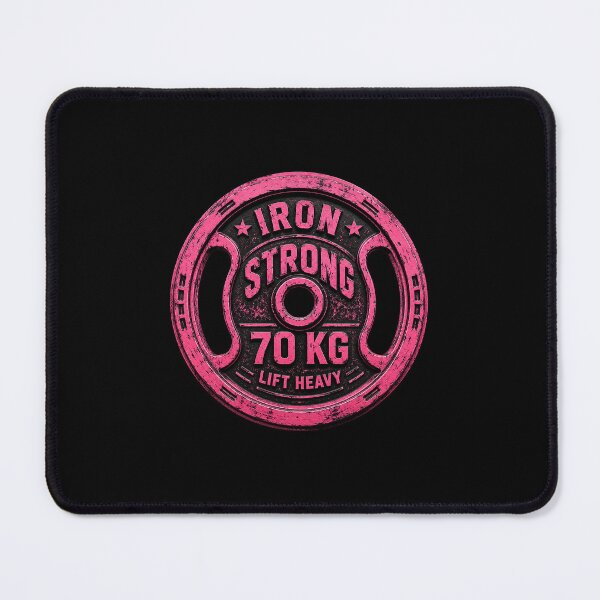 Item preview, 70 KG Weight Plate Gym Design | Strong Iron Weightlifting Artwork designed and sold by LamiaTees.