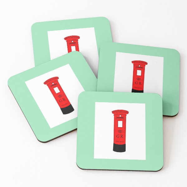 Item preview, British Post Box - Green Backdrop designed and sold by rodwelldesigns.